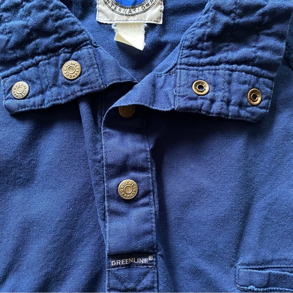 Vintage 80s Greenline International short sleeve polo shirt - Picture 3 of 15